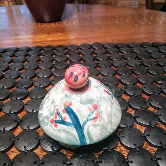 Signed Hand Painted Asian Tea for One Service Drinkware - Picture 3 of 7